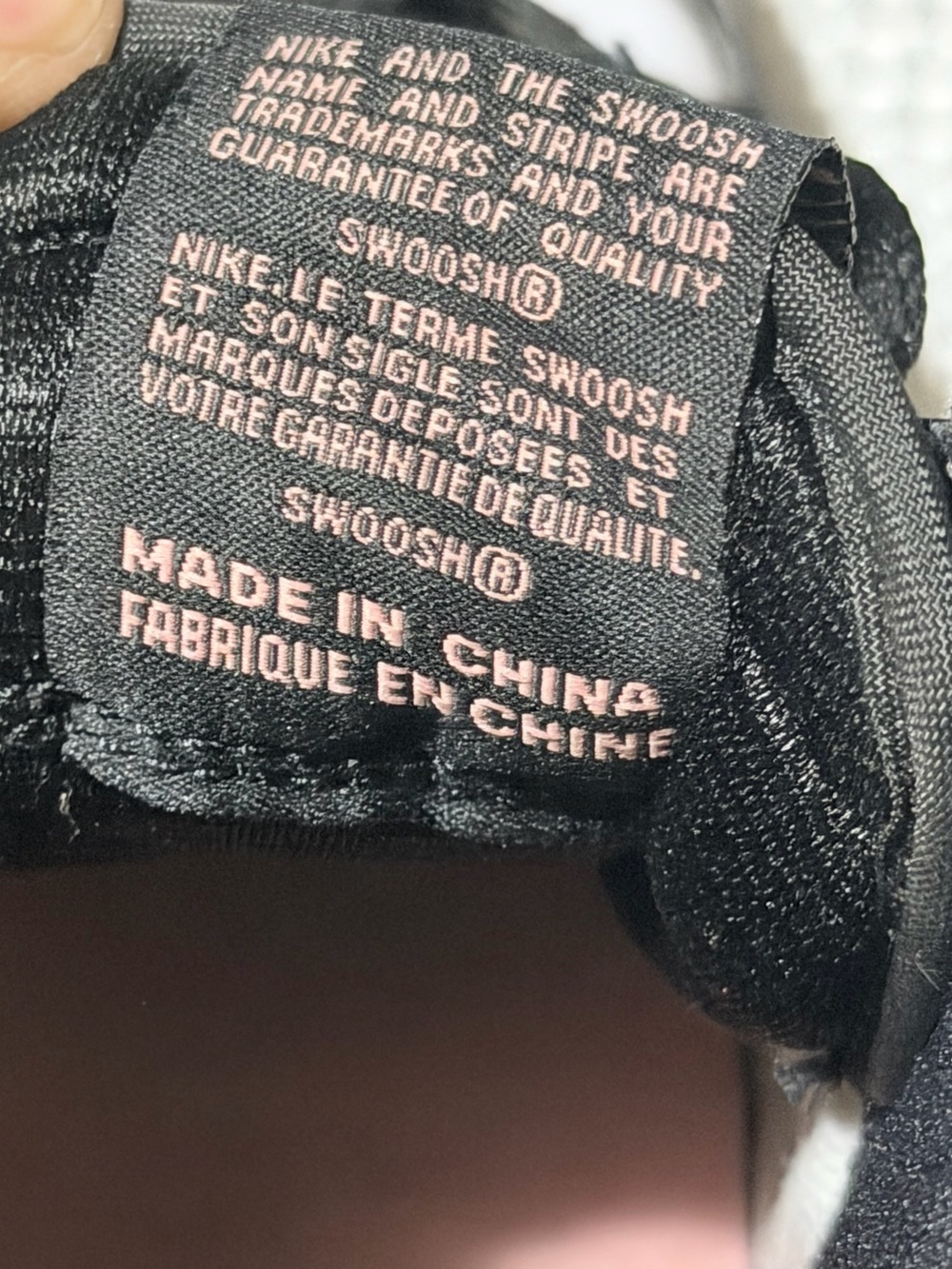 Nike Black and White Kids High-Top Sneakers - Picture 6 of 10